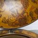 Bar globe maps rolling world