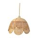 Openwork rattan suspension