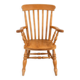 Handmade Old English Pine Windsor Armchair