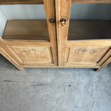 Vitrine art déco en chêne (rénovée)