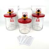 Ettore Sottsass - Alessi Twergi - Storage pots - ''Totem''