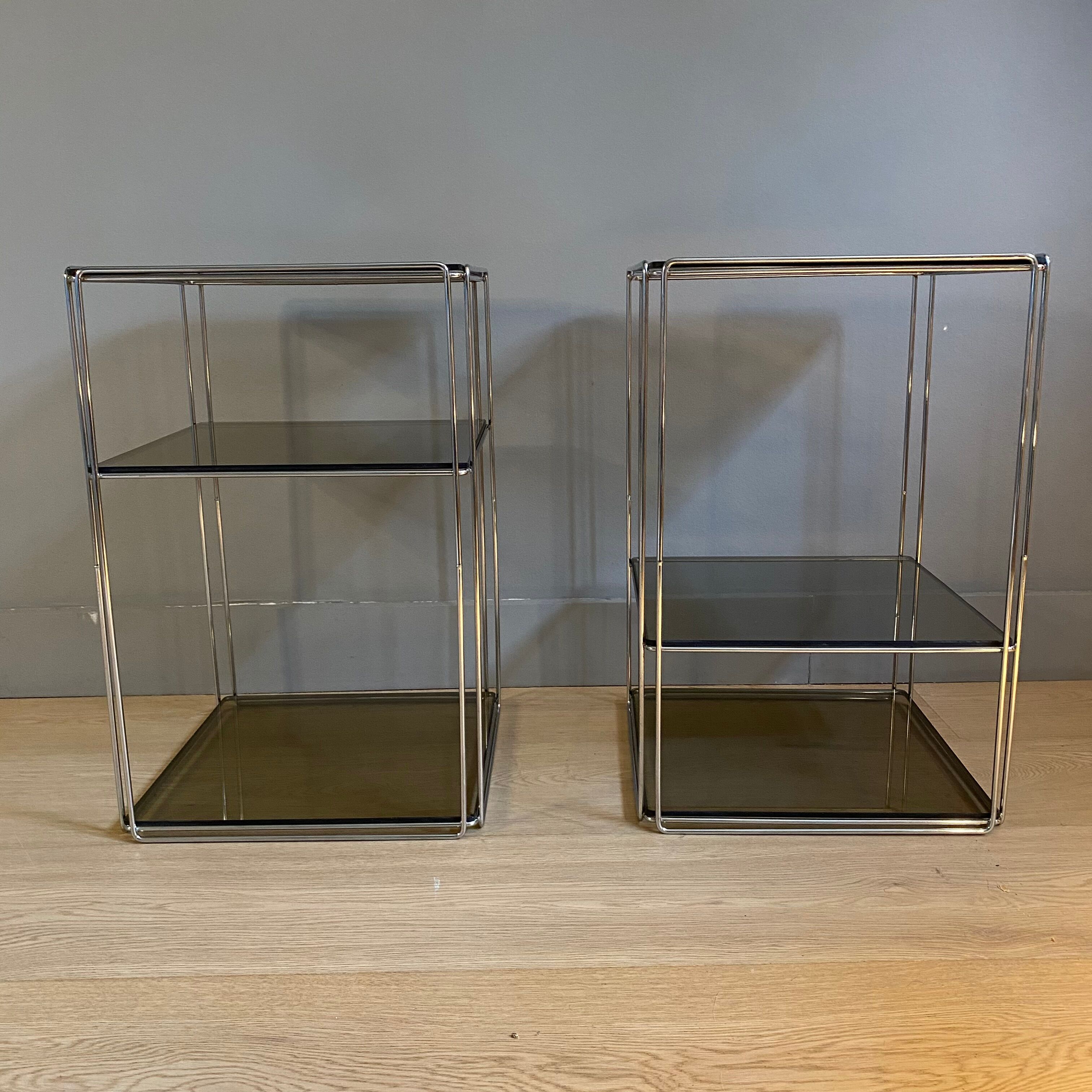 Pair of side tables design Max Sauze, published by "Isocèle", France 1970