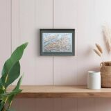 Arles, old small map, printed in 1906.