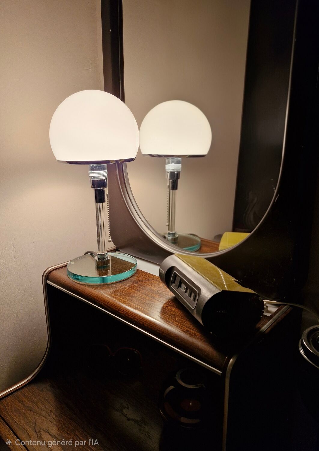 Bauhaus table lamp - Metalarte Valentino - Spain 1970