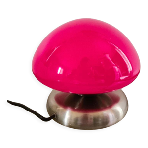 Lampe champignon rose