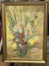 bouquet of flowers - oil or acrylic on canvas, signed Collot Bernard 1982