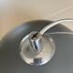 2 round metal pendant lights, Sweden 1980s