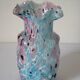 Blue Clichy glasswork vase
