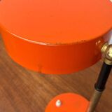 Mid-century minimalist orange table lamp, Italy, 1960s.