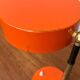 Lampe de table orange minimaliste du milieu du siècle, Italie, années 1960