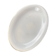 Large white opaque porcelain dish from Salins