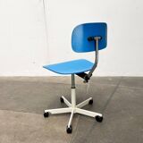 Mid-century Danish architect swivel office chair by Jørgen Rasmussen for Kevi, 1960s.