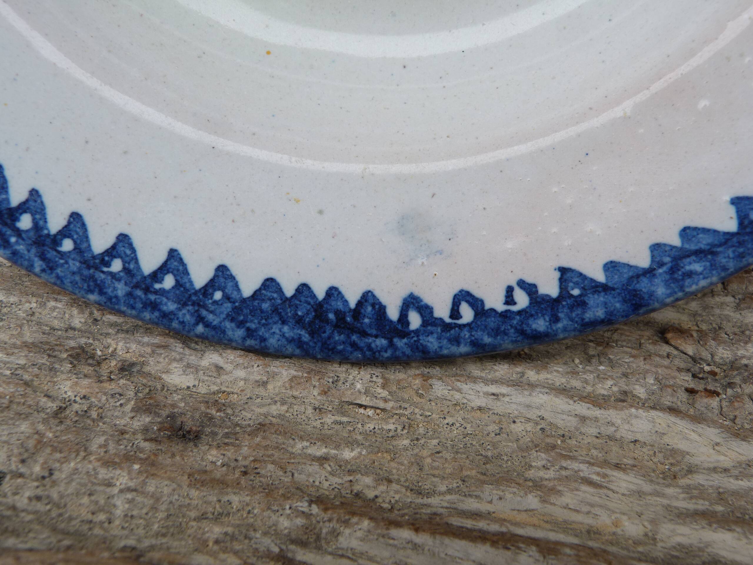 Old ceramic soup plate Charolles Auvergne