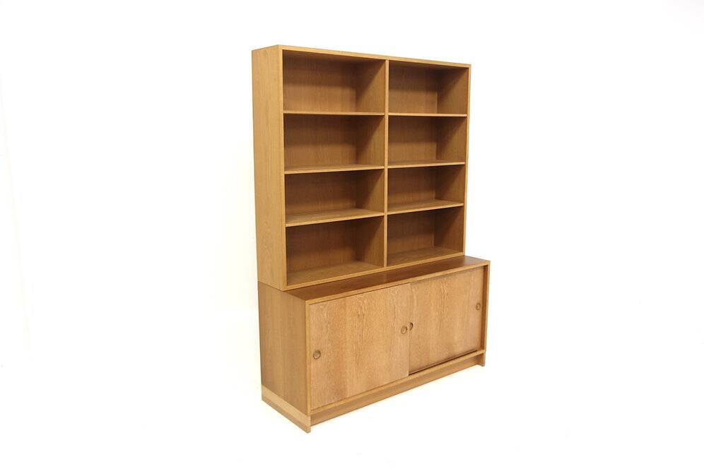 Scandinavian oak bookcase "öresund", Børge Mogensen, Sweden, 1960