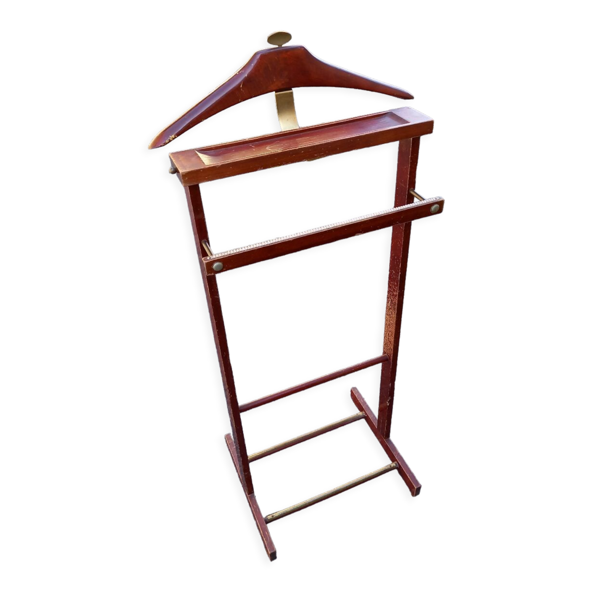 Valet de nuit années 60 acajou Sipratic