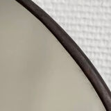 Irregular trapeze mirror organic brass black minimalist 80x110cm