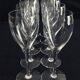 Set of 10 white wine glasses in Baccarat crystal model Saint Rémy