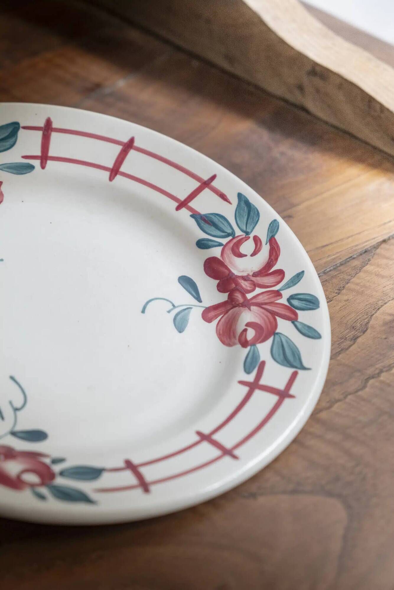 Set of 3 Sarreguemines "Camille" plates