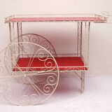 1950s French serving trolley for garden