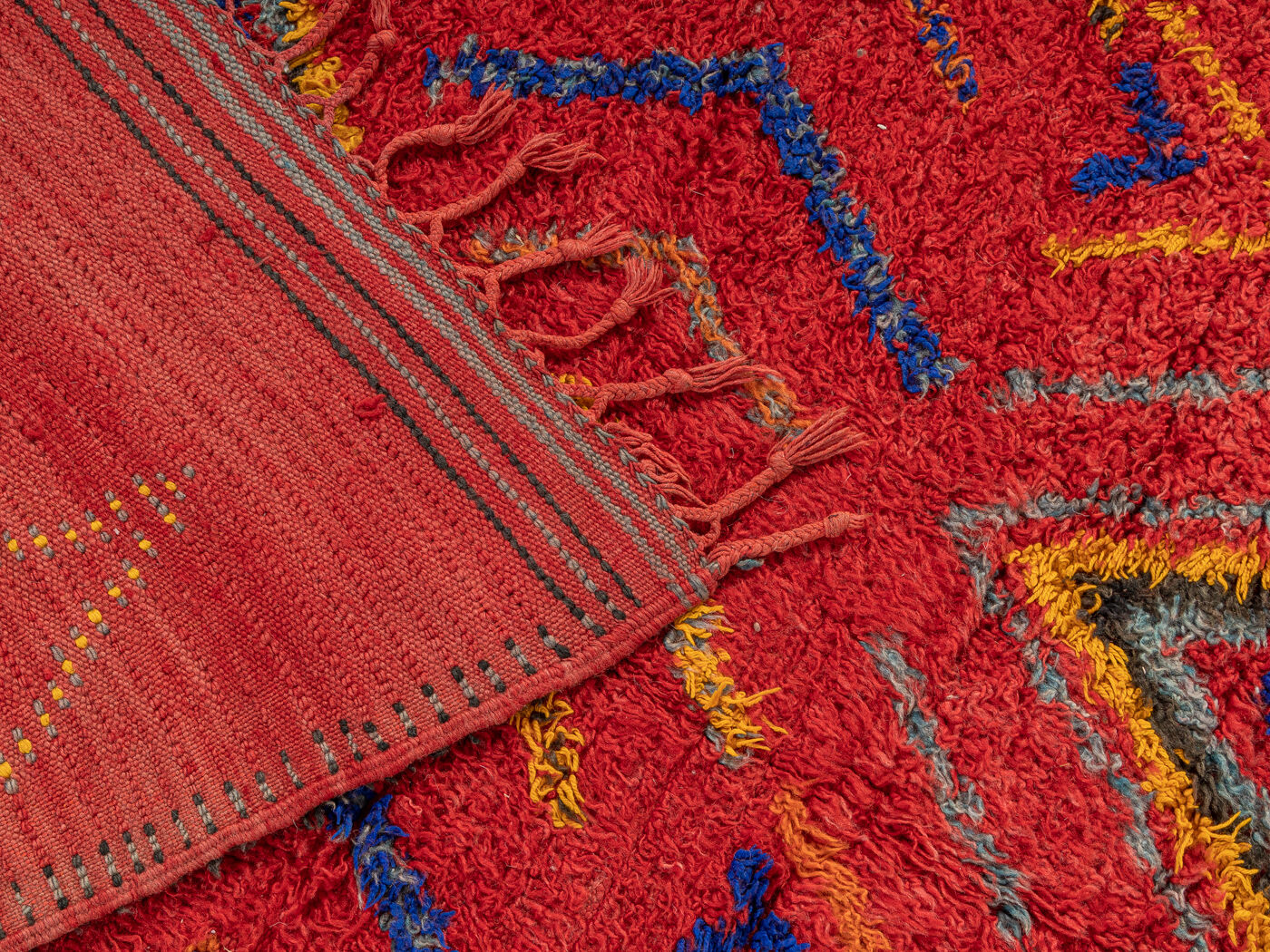 vintage boujad, berber rug, 115 x 315