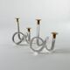 Pair of pretzel candlesticks by Dorothy Thorpe, circa 1970s