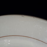 2 hollow plates made of earthenware from Lucien model Salins diam 24.5 cm