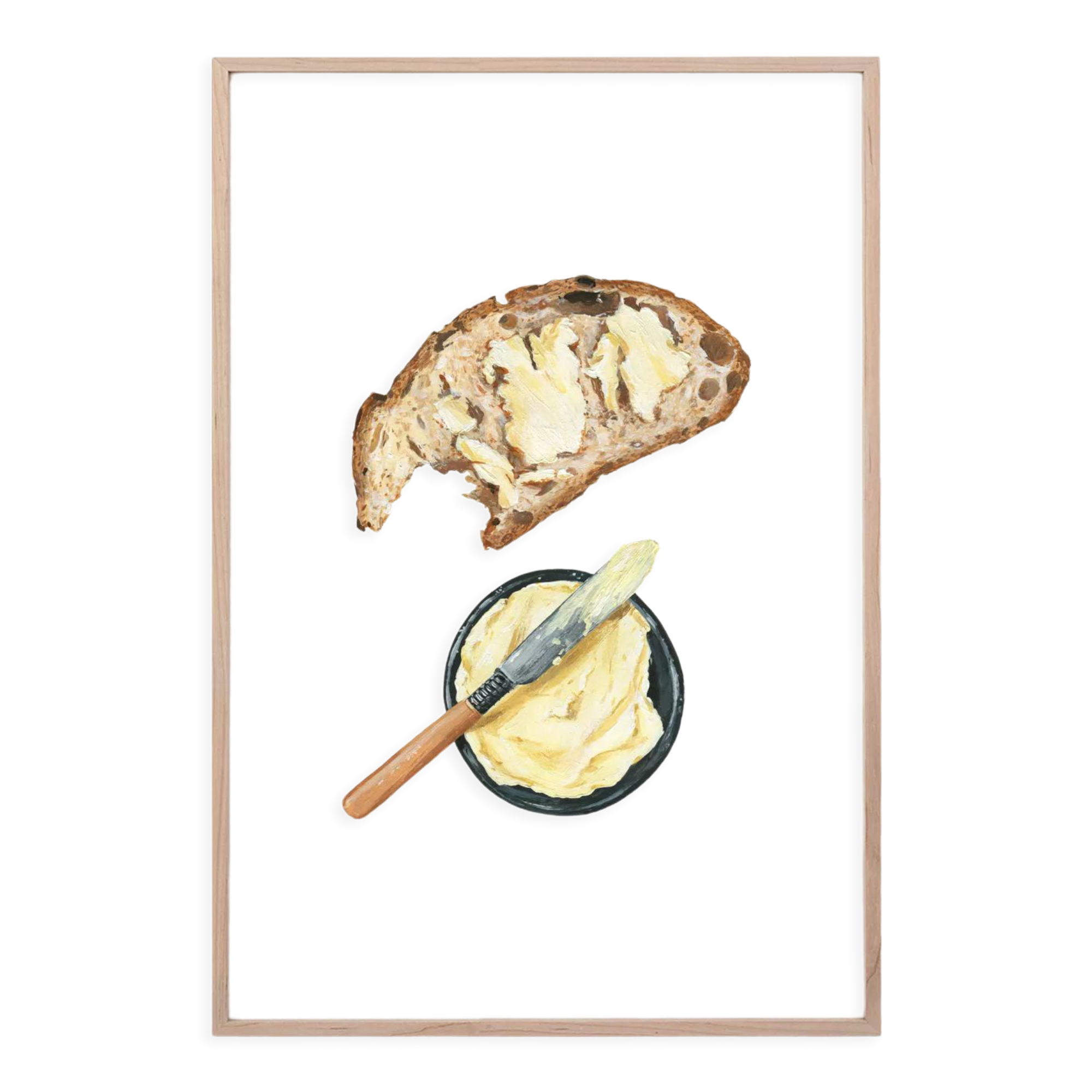 "Dimanche", the toast, art print 21/29,7 cm