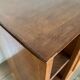 Vintage sideboard in oak compass feet and cannage