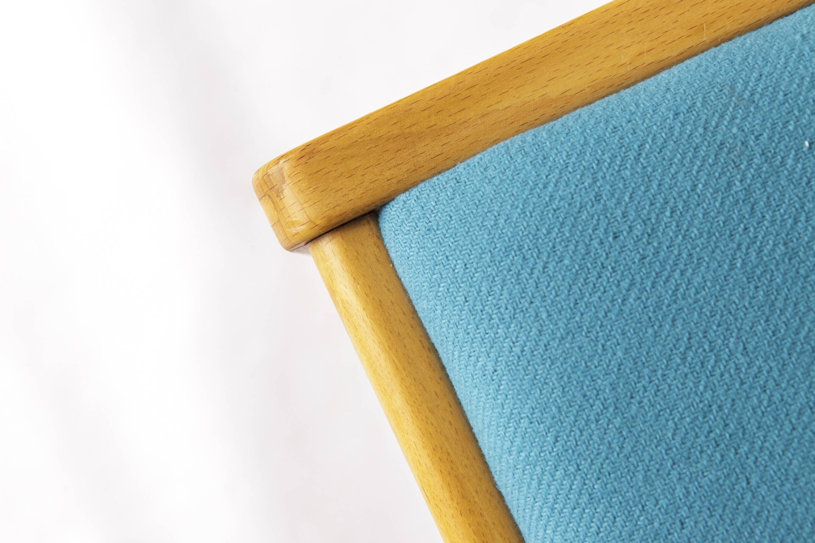 Set of 4 Vintage Flötotto Stacking Chairs – 1970s German Design, Beech Wood