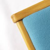 Set of 4 Vintage Flötotto Stacking Chairs – 1970s German Design, Beech Wood