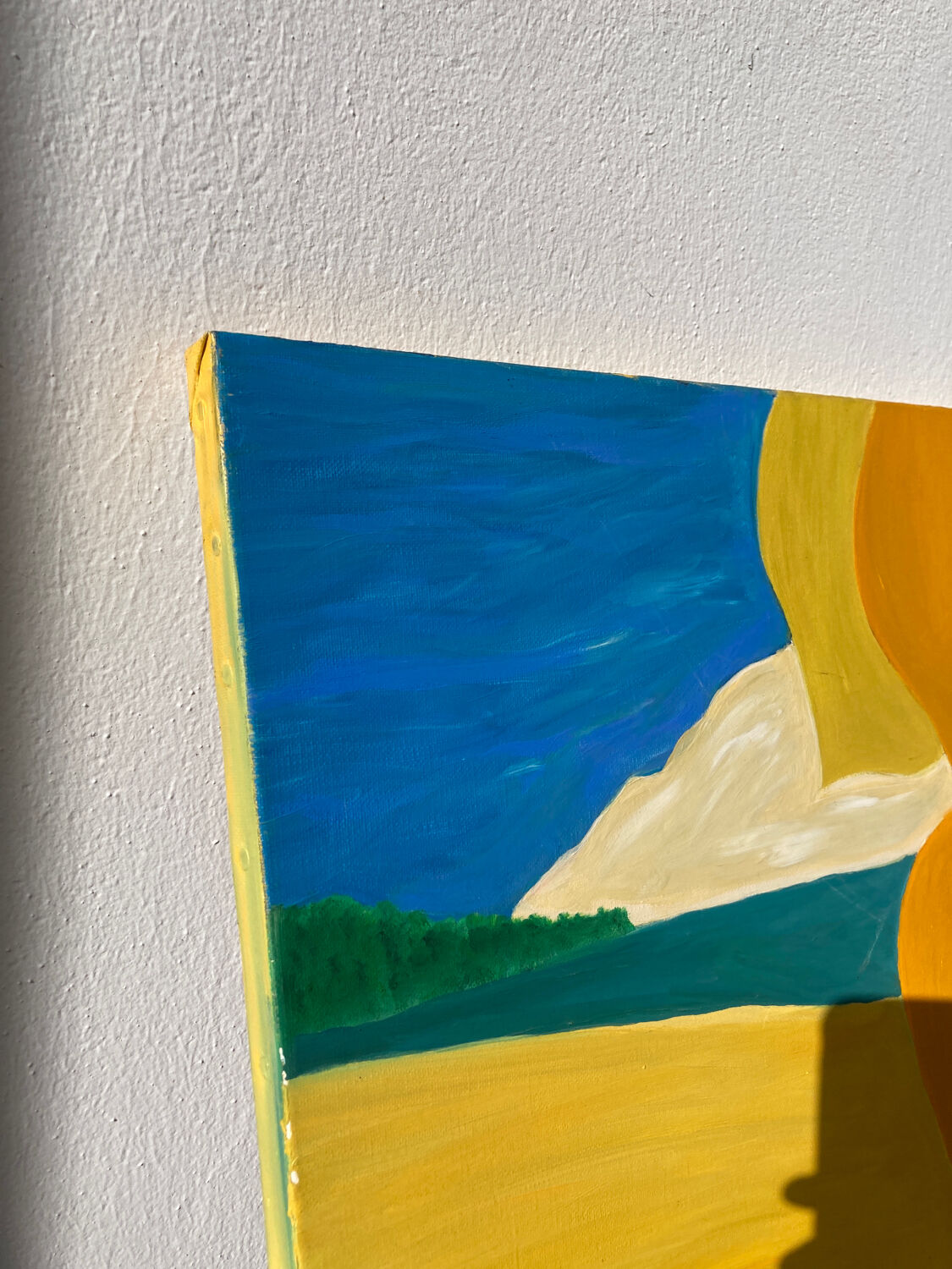 Abstract nude woman portrait