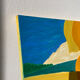 Abstract nude woman portrait
