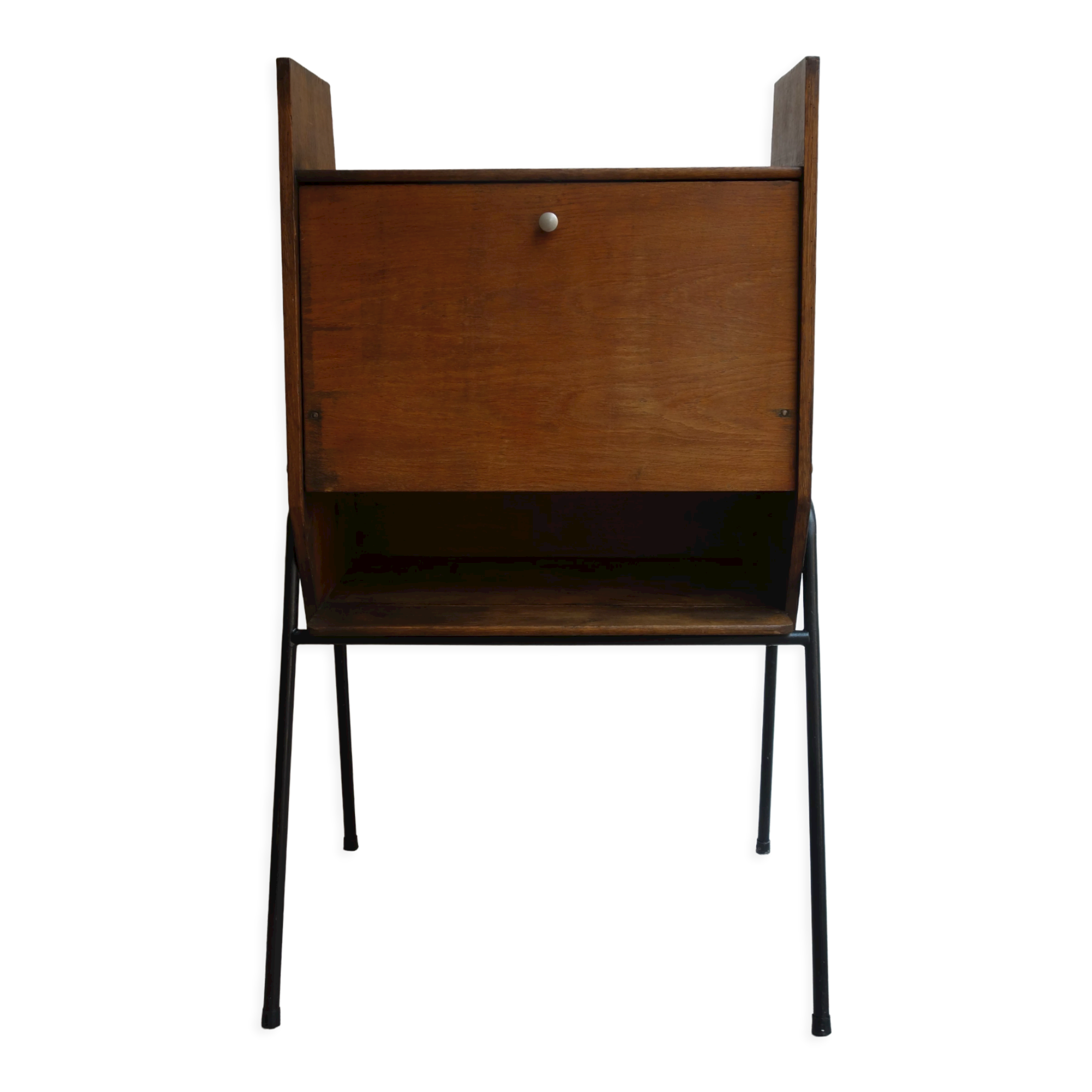 Modernist wooden writing desk of the 50