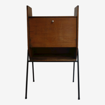 Modernist wooden writing desk of the 50