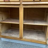 Buffet bas mado en pitchpin vintage 1950