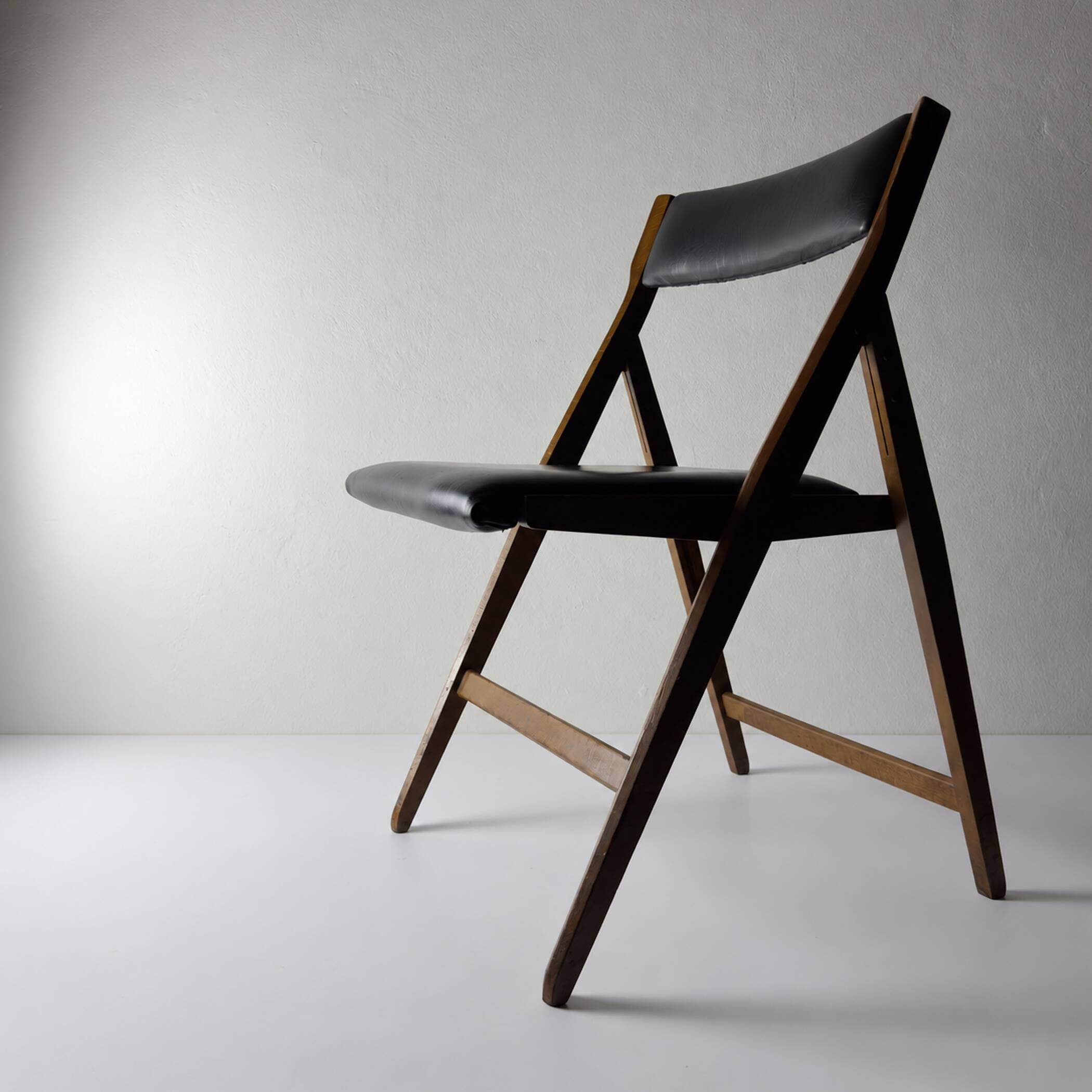 1970s Vintage folding chairs Eden by Gio Ponti for Stol Kamnik, Set of 6
