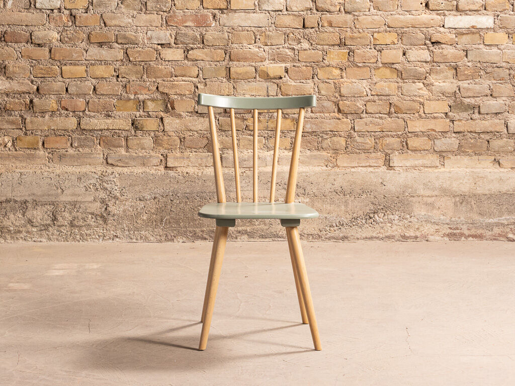 Fully restored and revamped barred chair