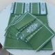 Nappe et six serviettes basque