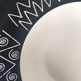 Scraffito Habitat Japan 1980 soup plates