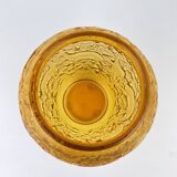 “Biches” crystal vase by Lalique – Amber