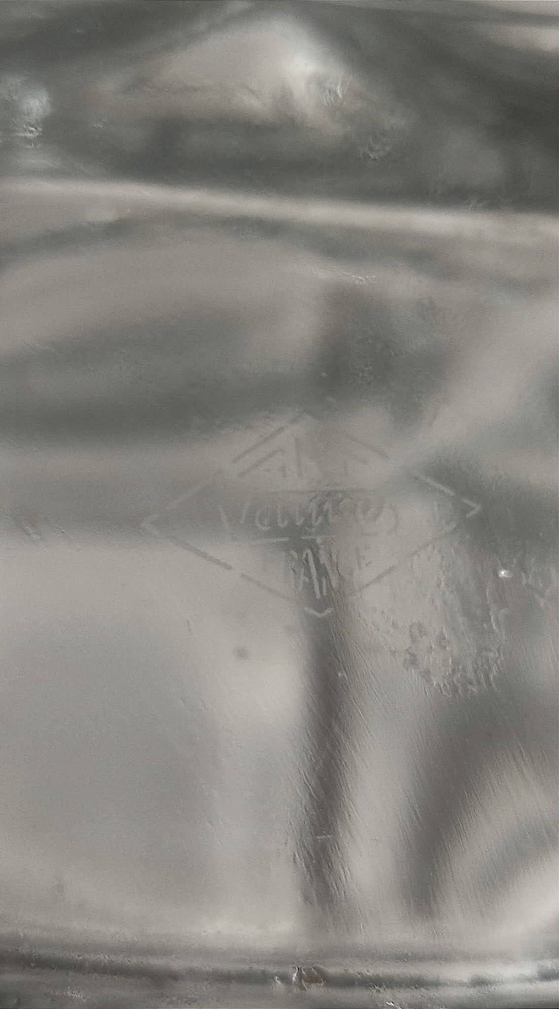 Crystal vase from Vannes, 1950s, height 21 cm.