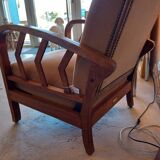 Modular art deco armchair