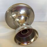 Silver candle holder