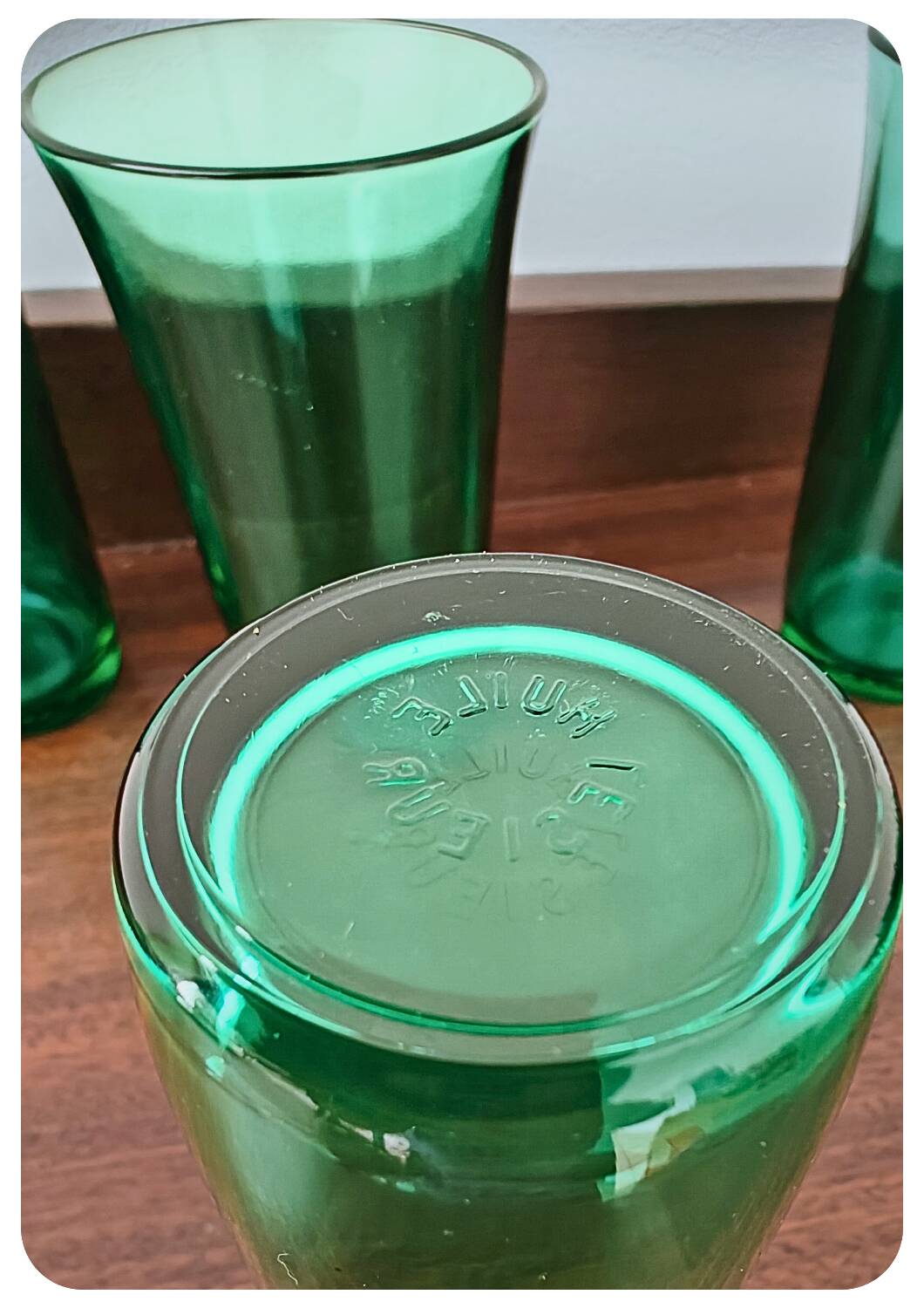 Verres Huile Lesieur Mid-Century - Lot de 8