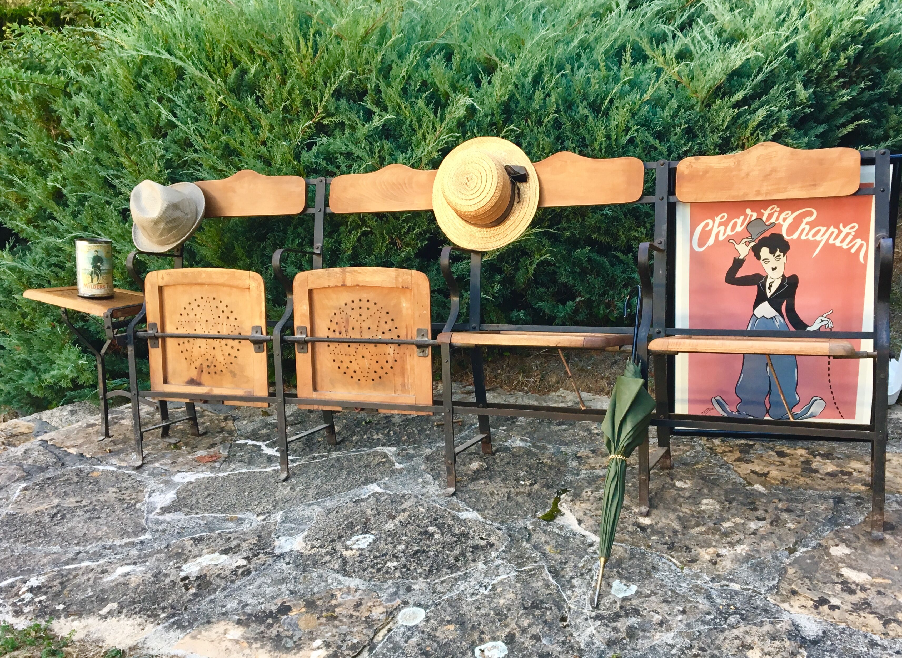 Fauteuils de cinéma 1920 5 places