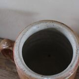 Round-handled terracotta pot vase