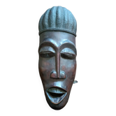 Maschera africana vintage in wood - Congo