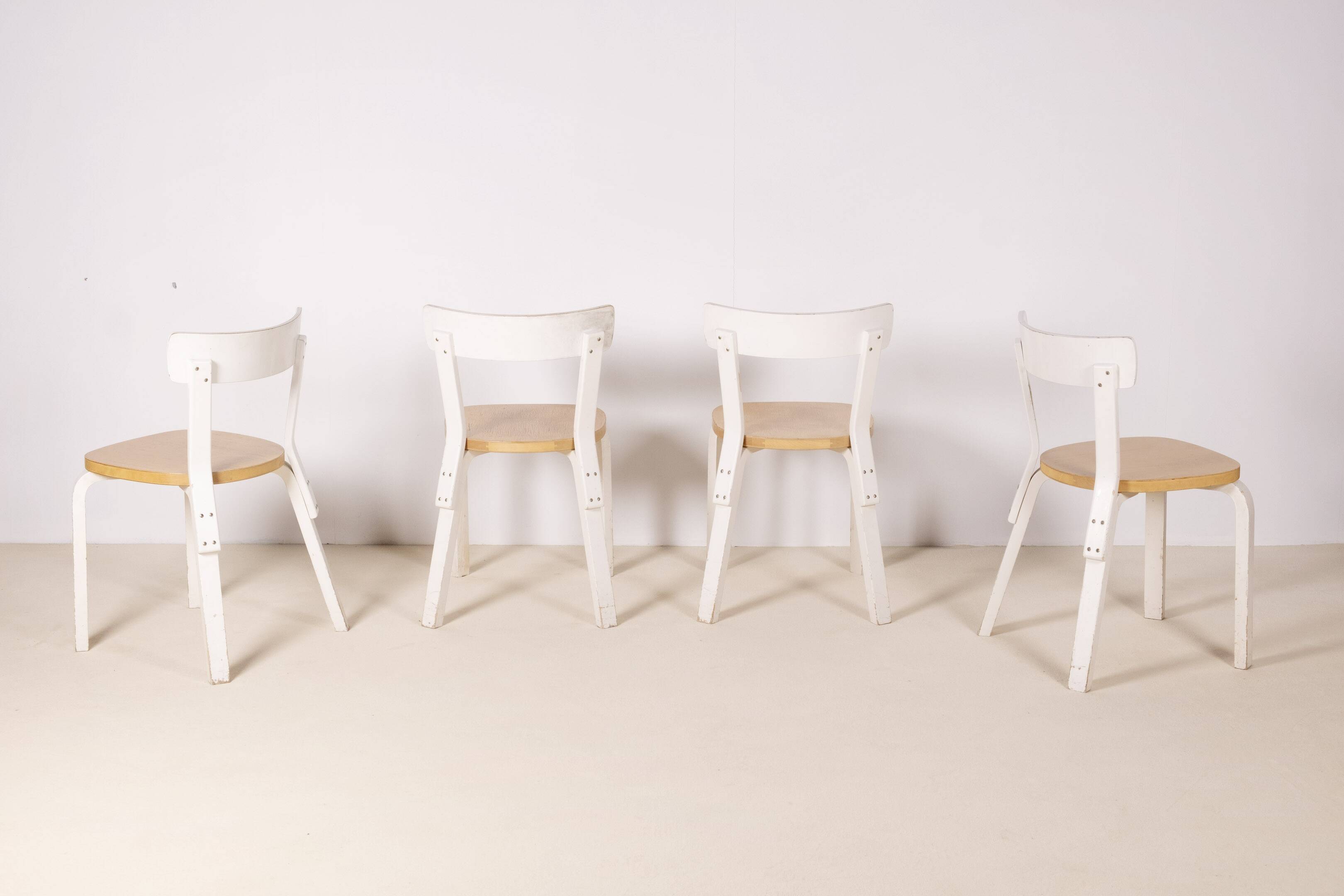 4x Alvar Aalto Model 69 by Artek, Finland