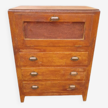 Professional furniture - with drawers, in oak, 1940-50