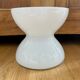 Anne Nilsson for Ikea white glass diabolo vase